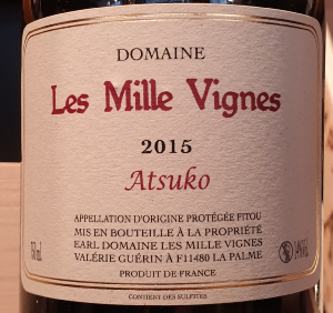 Les Mille Vignes Atsuko 2015